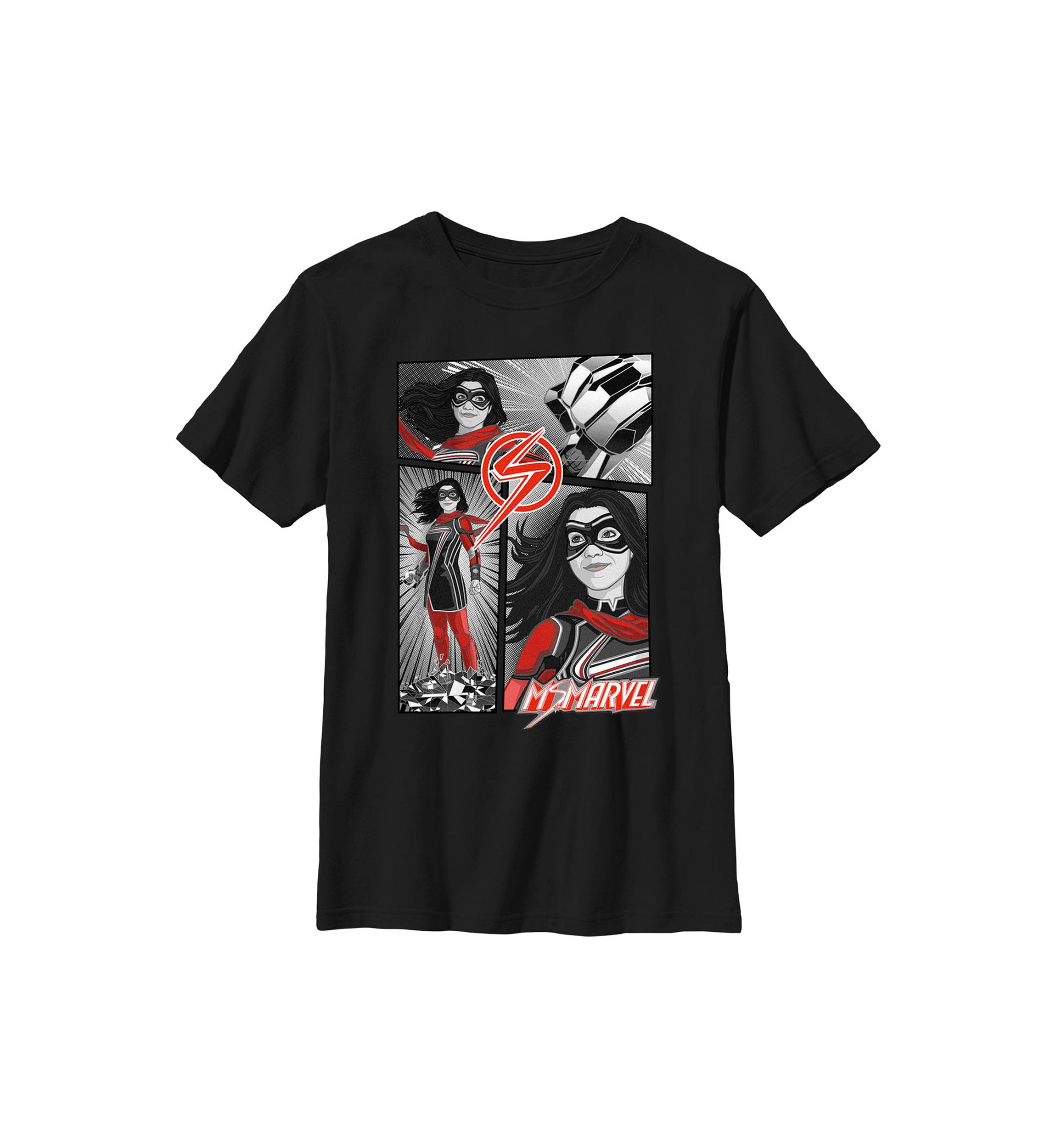 Ms Marvel Panel Graphic T-Shirt