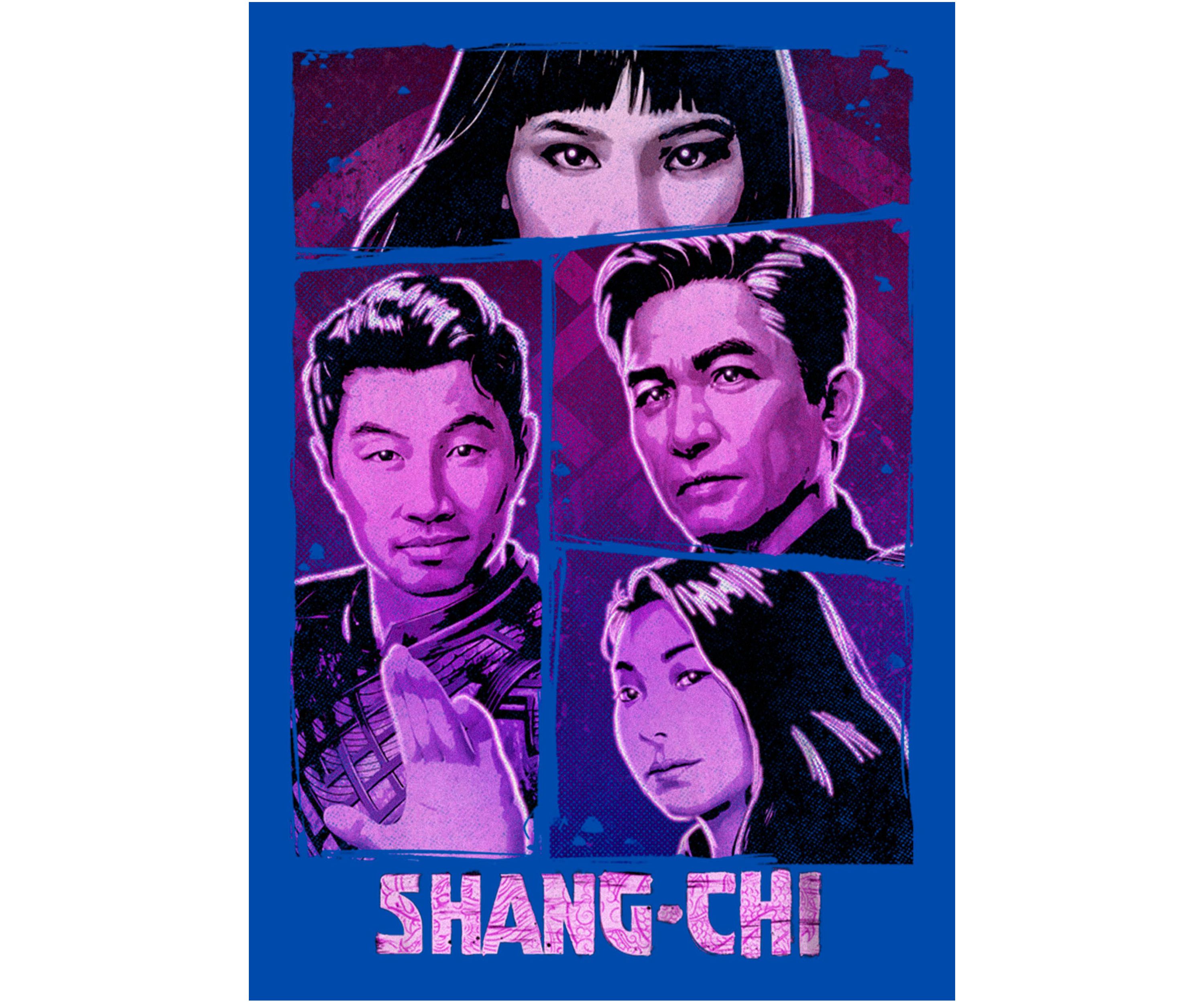 Neon Panel Shang Graphic Top