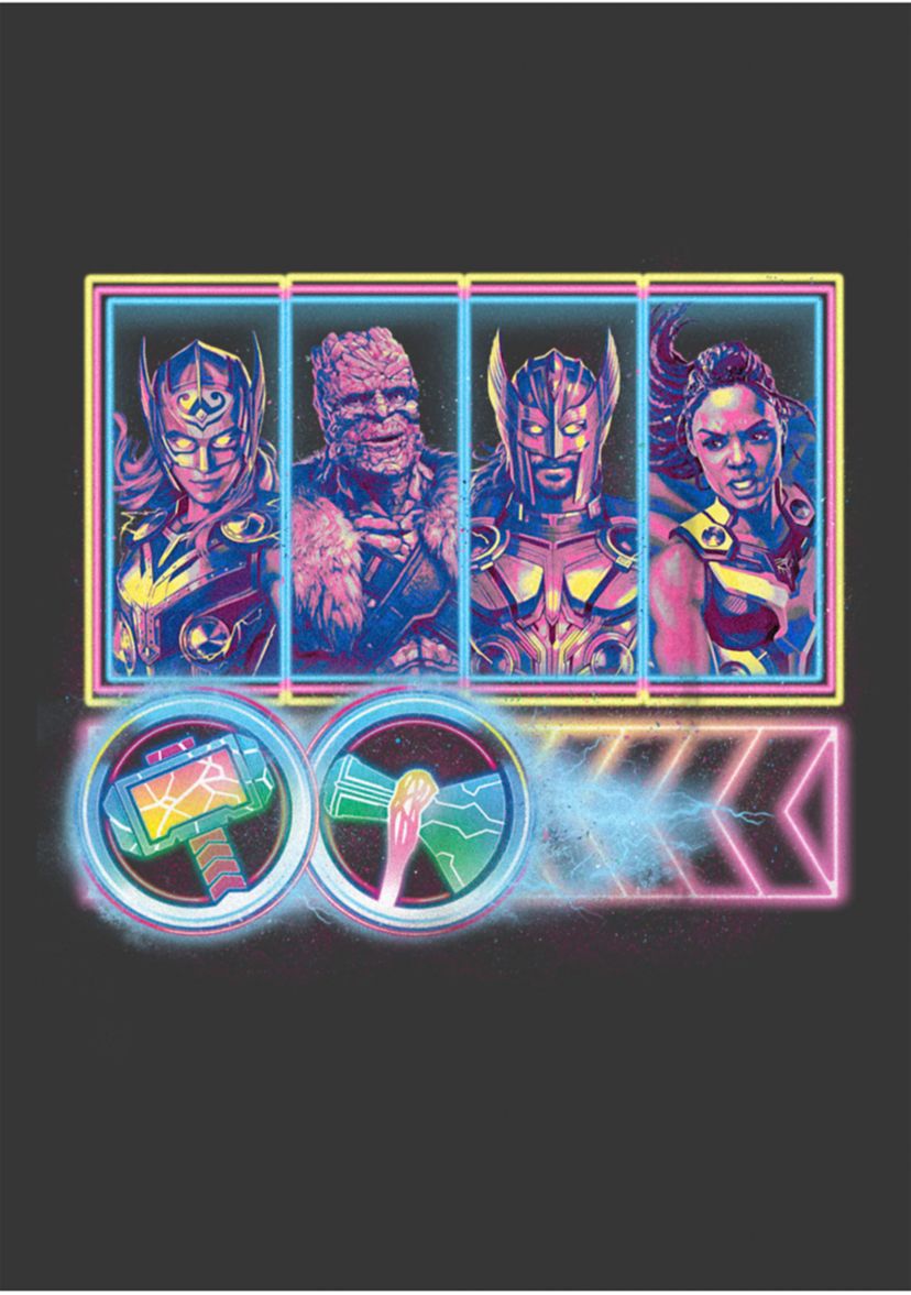 Neon Thunder Love Graphic T-Shirt