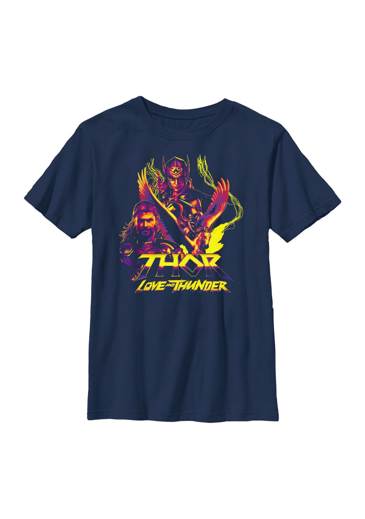 Thunder Character Pyramid Graphic T-Shirt