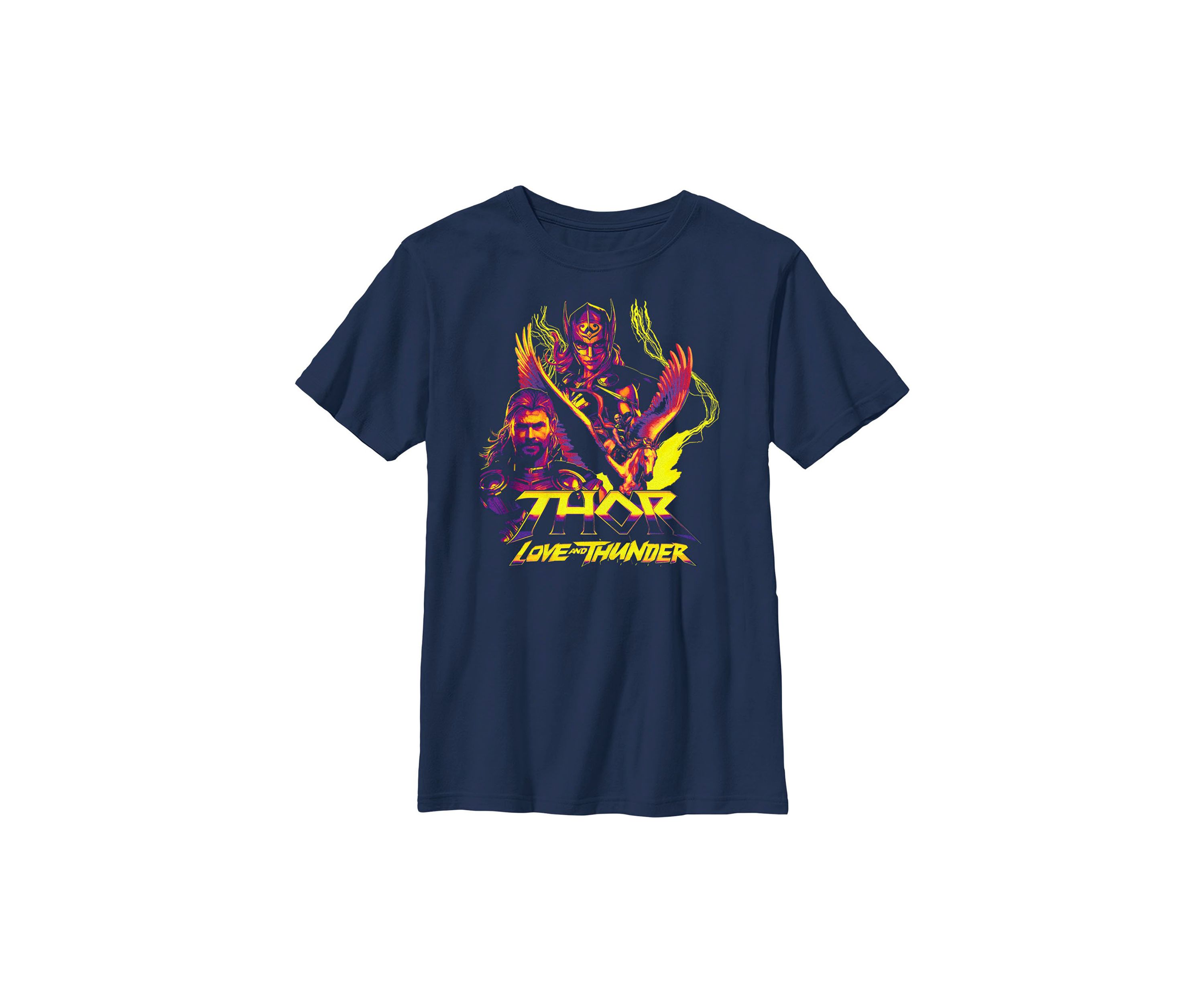Thunder Character Pyramid Graphic T-Shirt