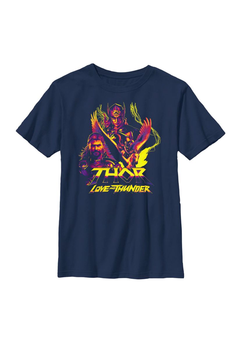 Thunder Character Pyramid Graphic T-Shirt