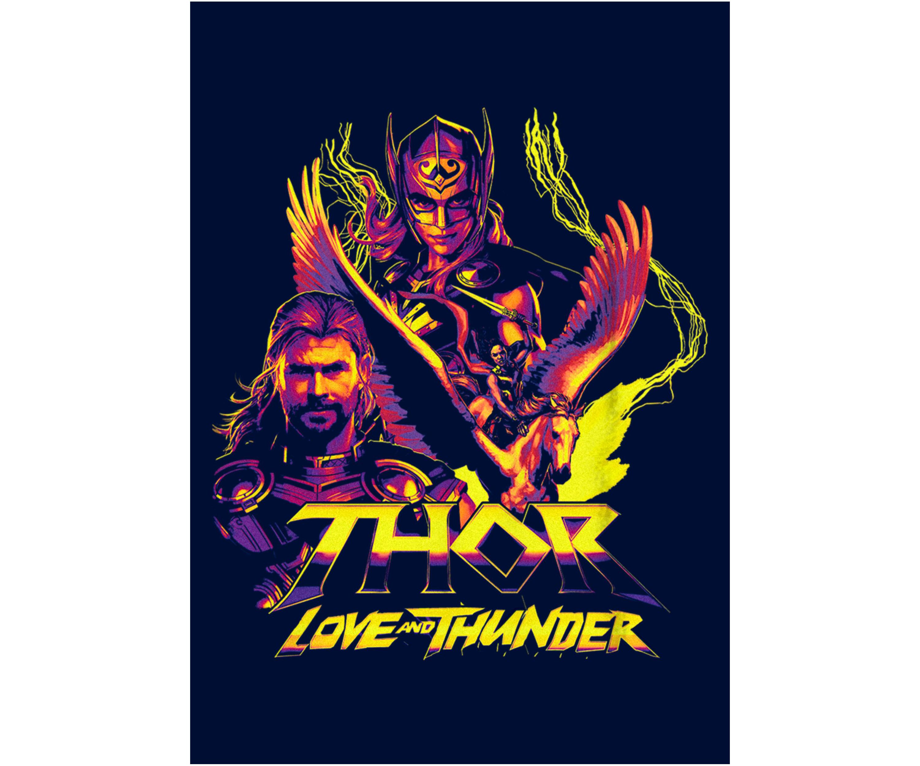 Thunder Character Pyramid Graphic T-Shirt