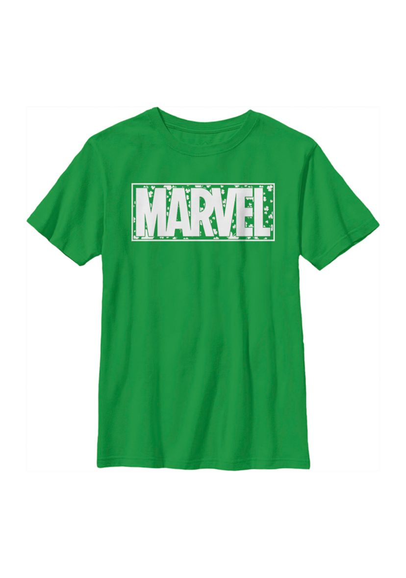 Boys 4-7  Marvel Shamrock Graphic T-Shirt