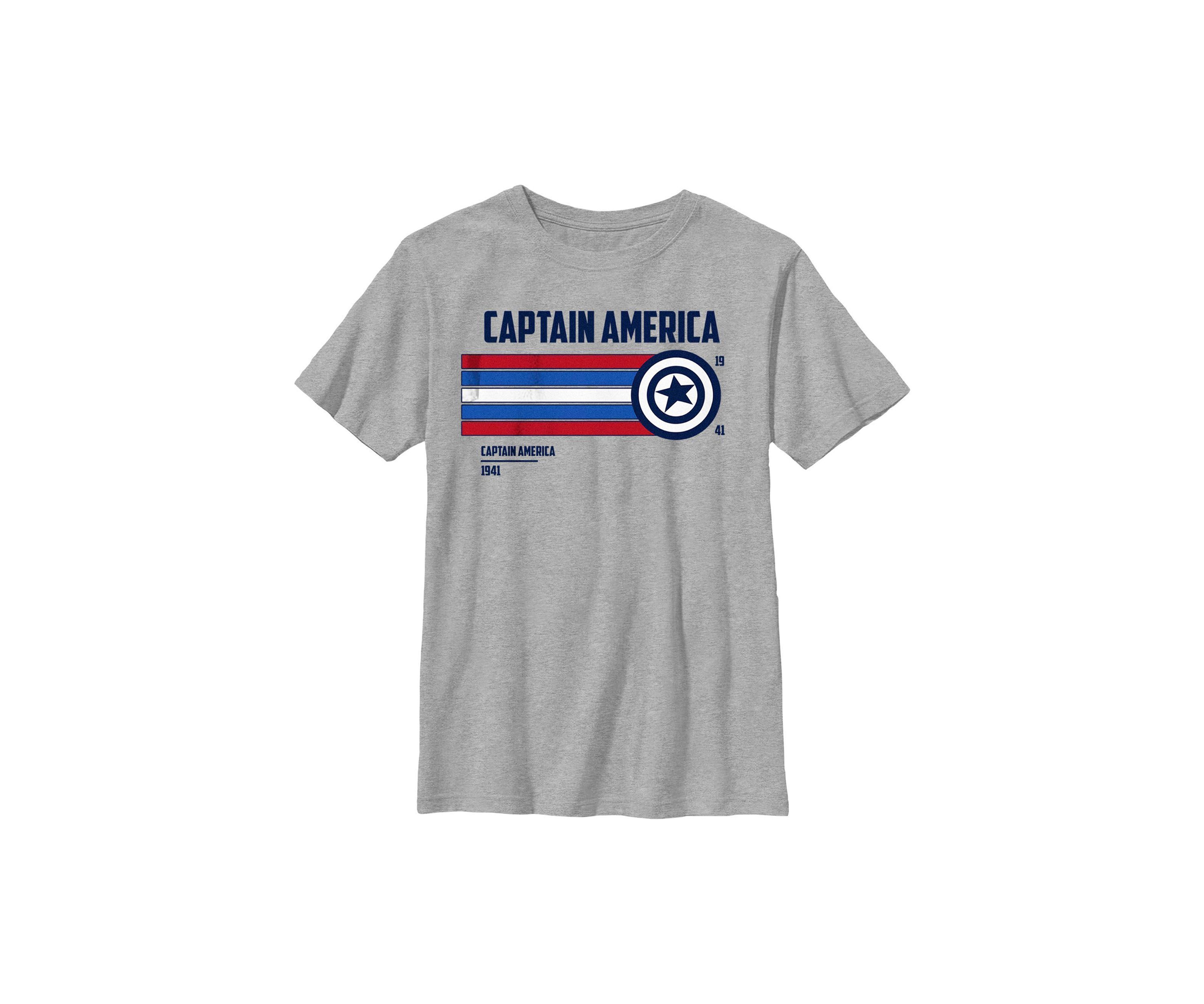Shield Stripes Graphic T-Shirt