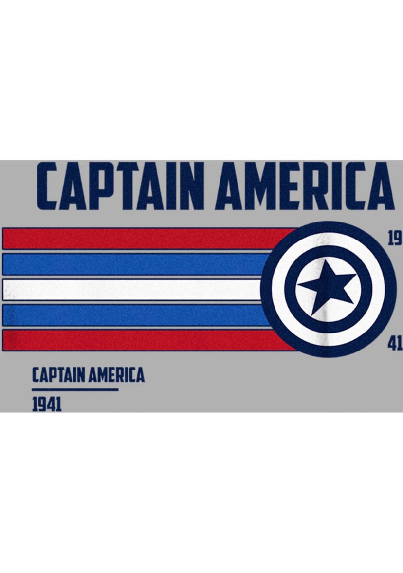 Shield Stripes Graphic T-Shirt