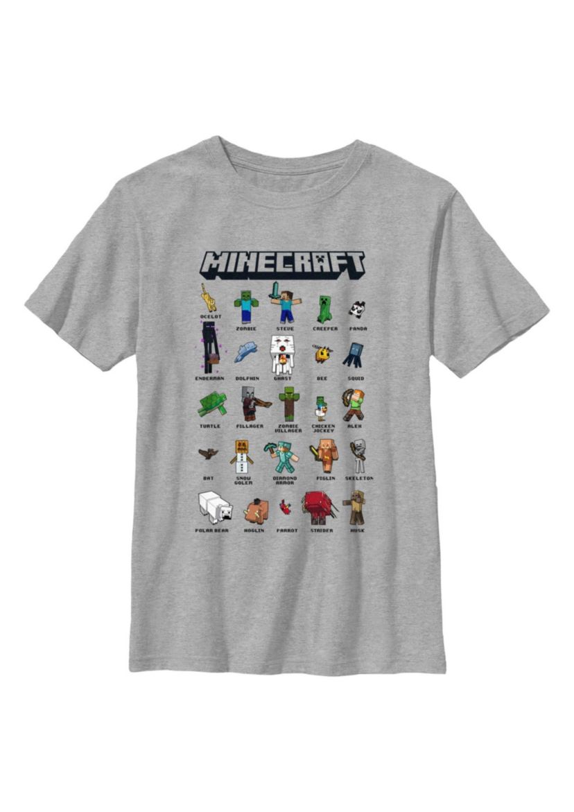 Mine Huge Grid Graphic T-Shirt
