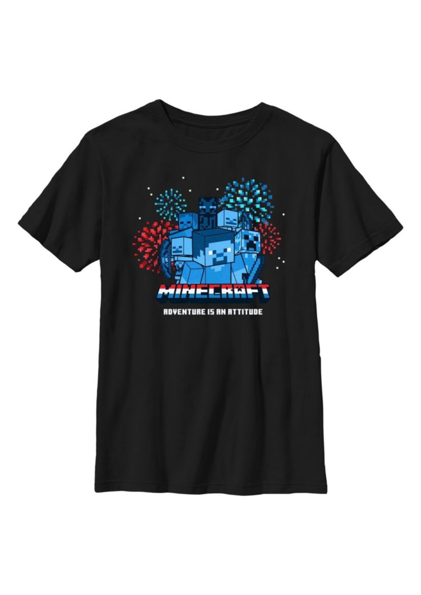 Mine Firework Group Graphic T-Shirt
