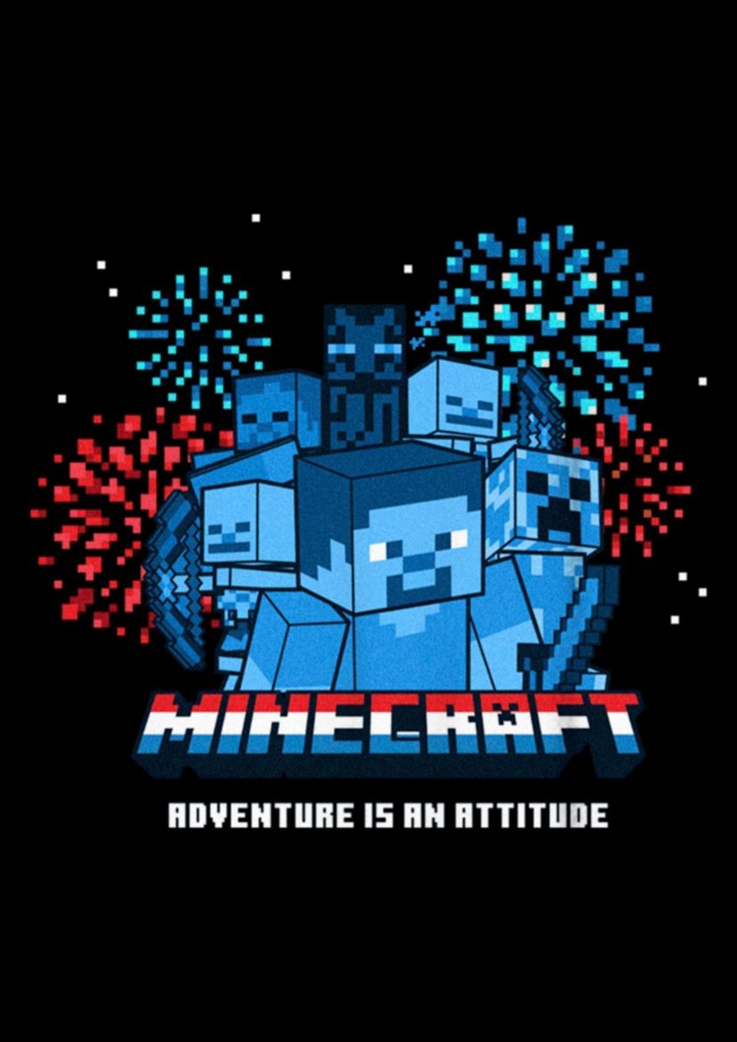 Mine Firework Group Graphic T-Shirt