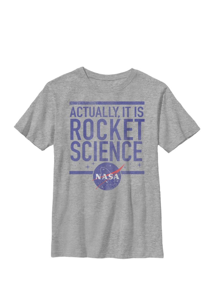 Actually It Is Rocket Science Crew Graphic T-Shirt