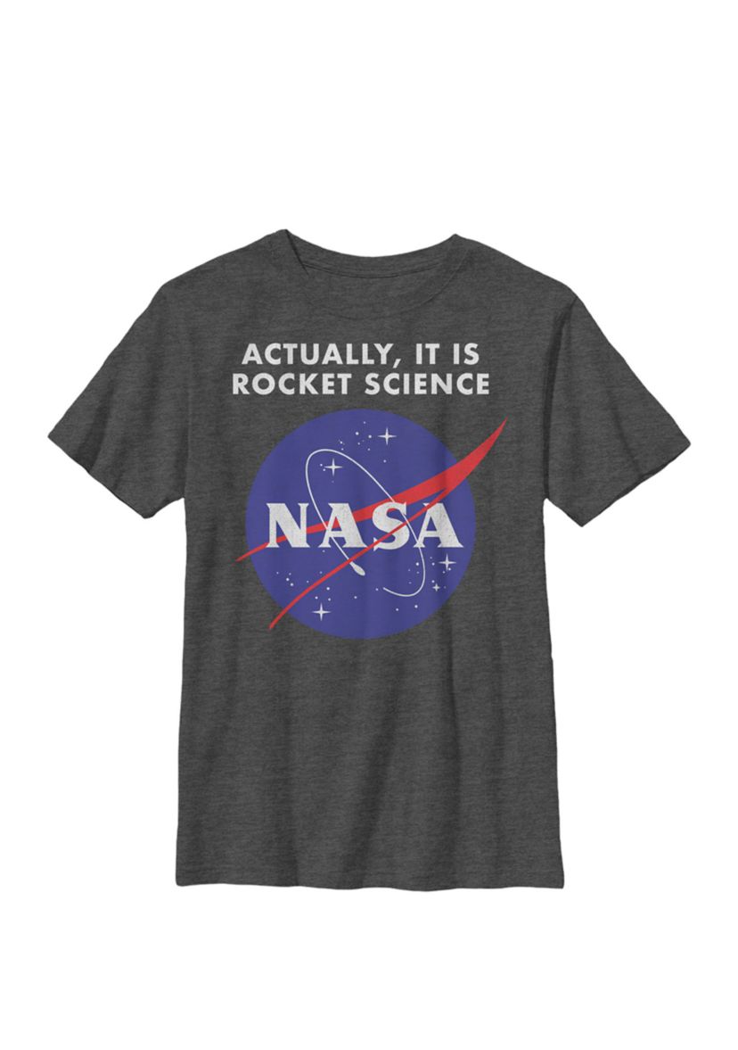 Logo Actually It Is Rocket Science Crew Graphic T-Shirt