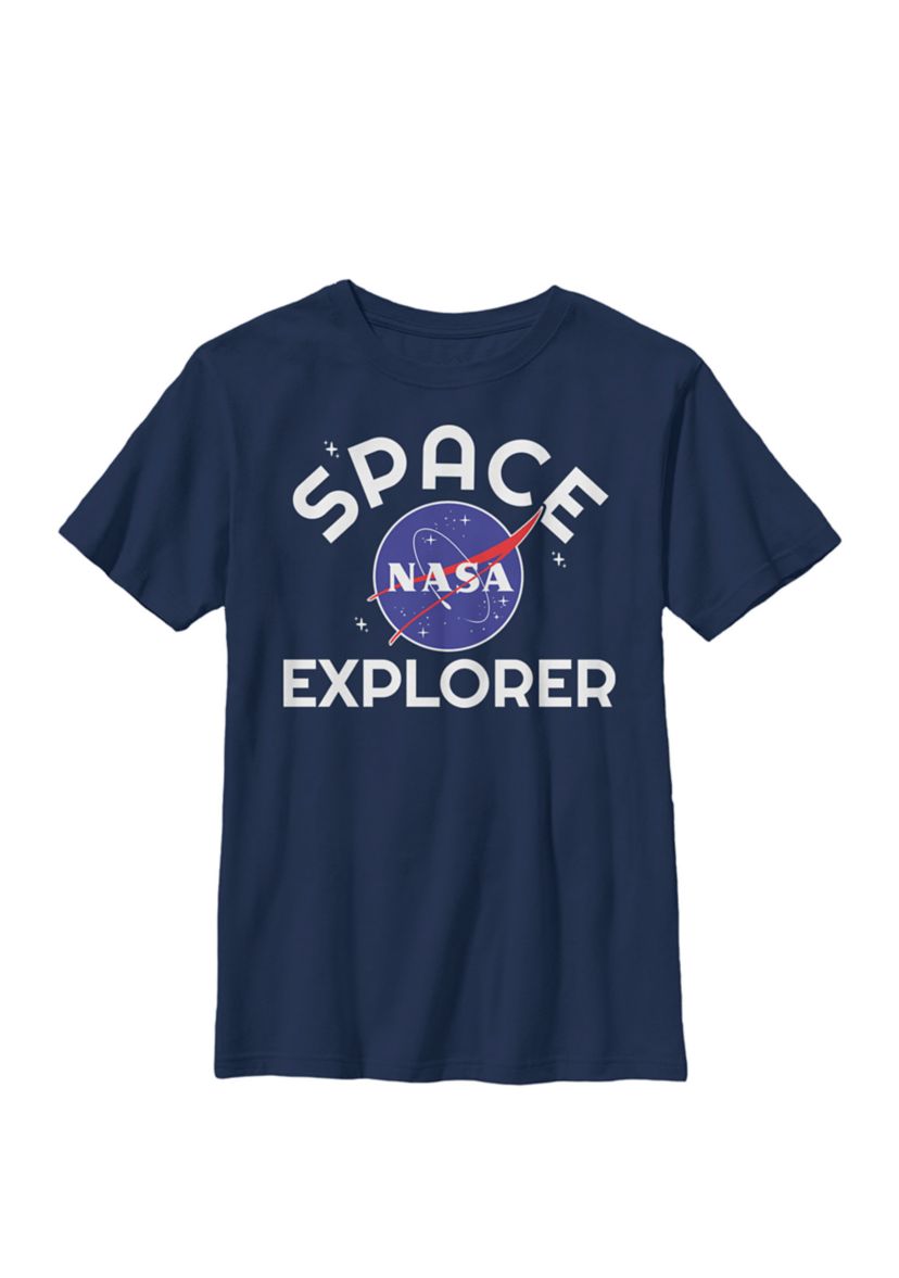 Space Explorer Classic Logo Crew Graphic T-Shirt