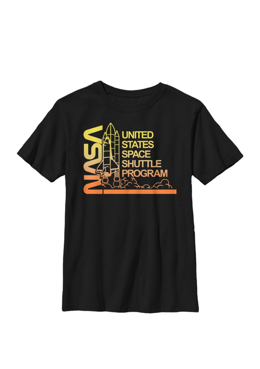 NASA Space Shuttle Program Neon Poster Crew Graphic T-Shirt | Belk