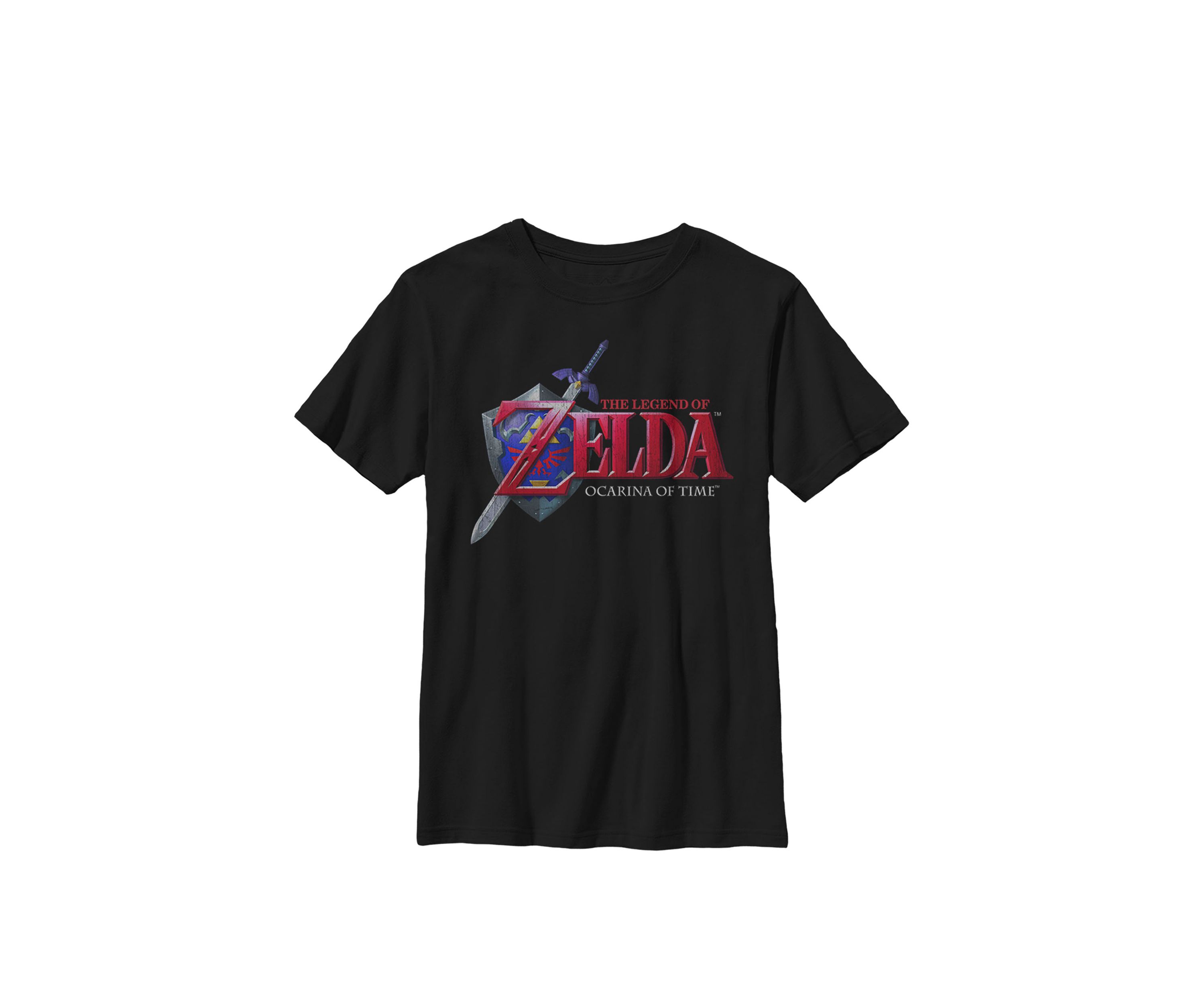 Zelda Ocarina of Time Classic Logo Crew Graphic T-Shirt 