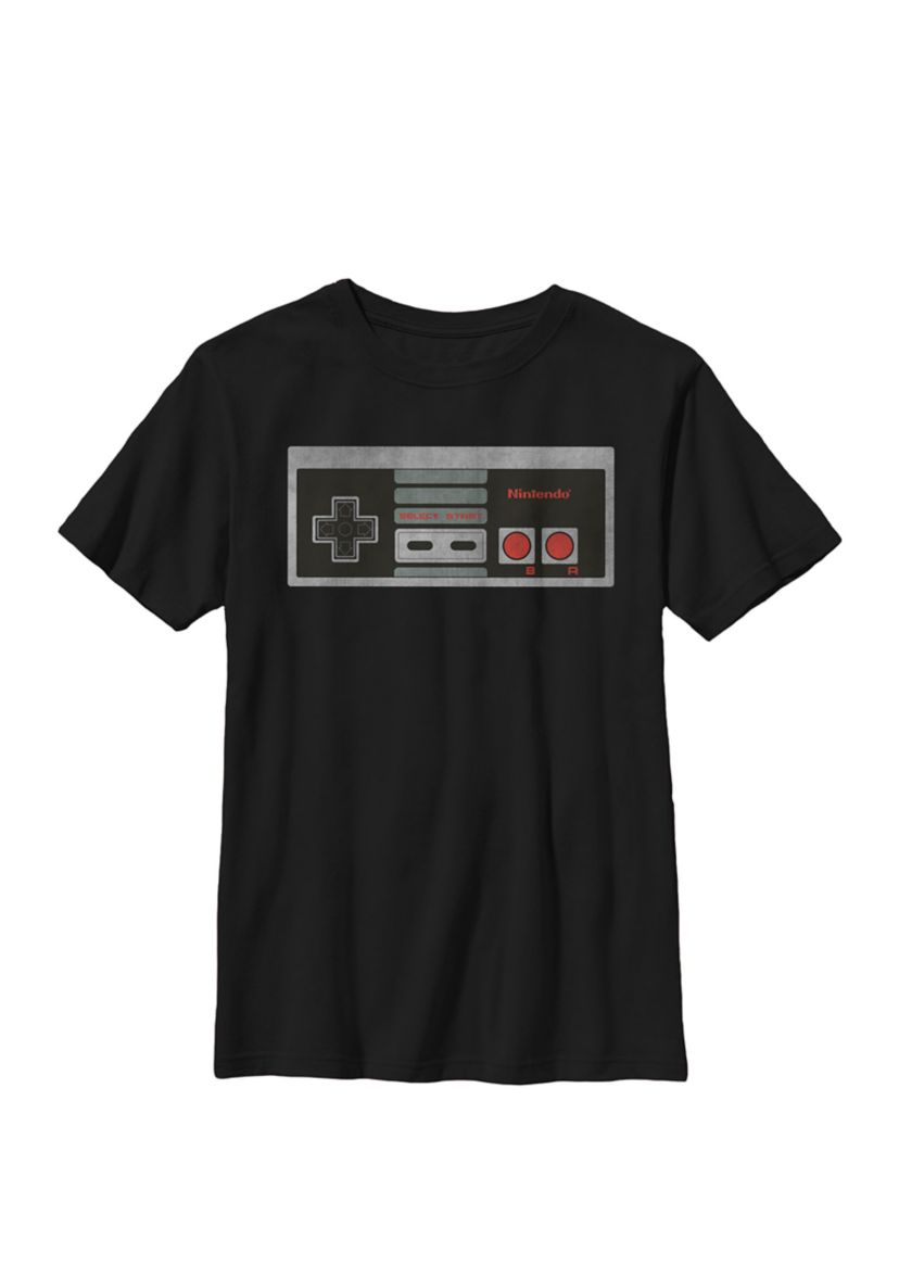 Retro NES Controller Crew Graphic T-Shirt