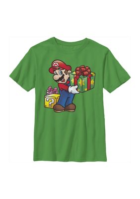 Nintendo Boys 4-7 Mario Gives Graphic Top