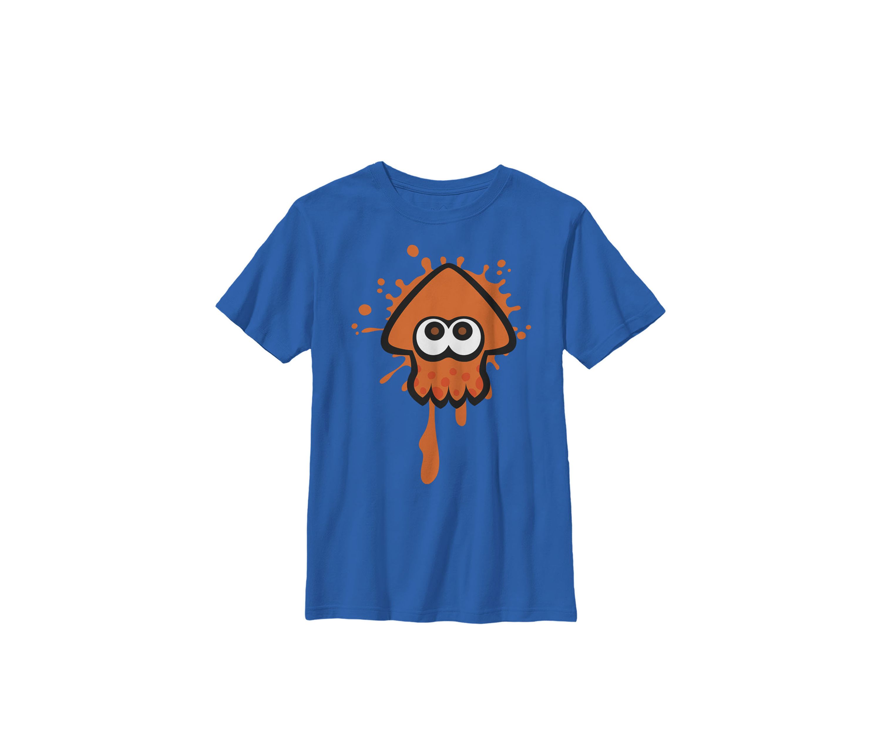 Splatoon Orange Inkling Squid Splat Crew Graphic T-Shirt