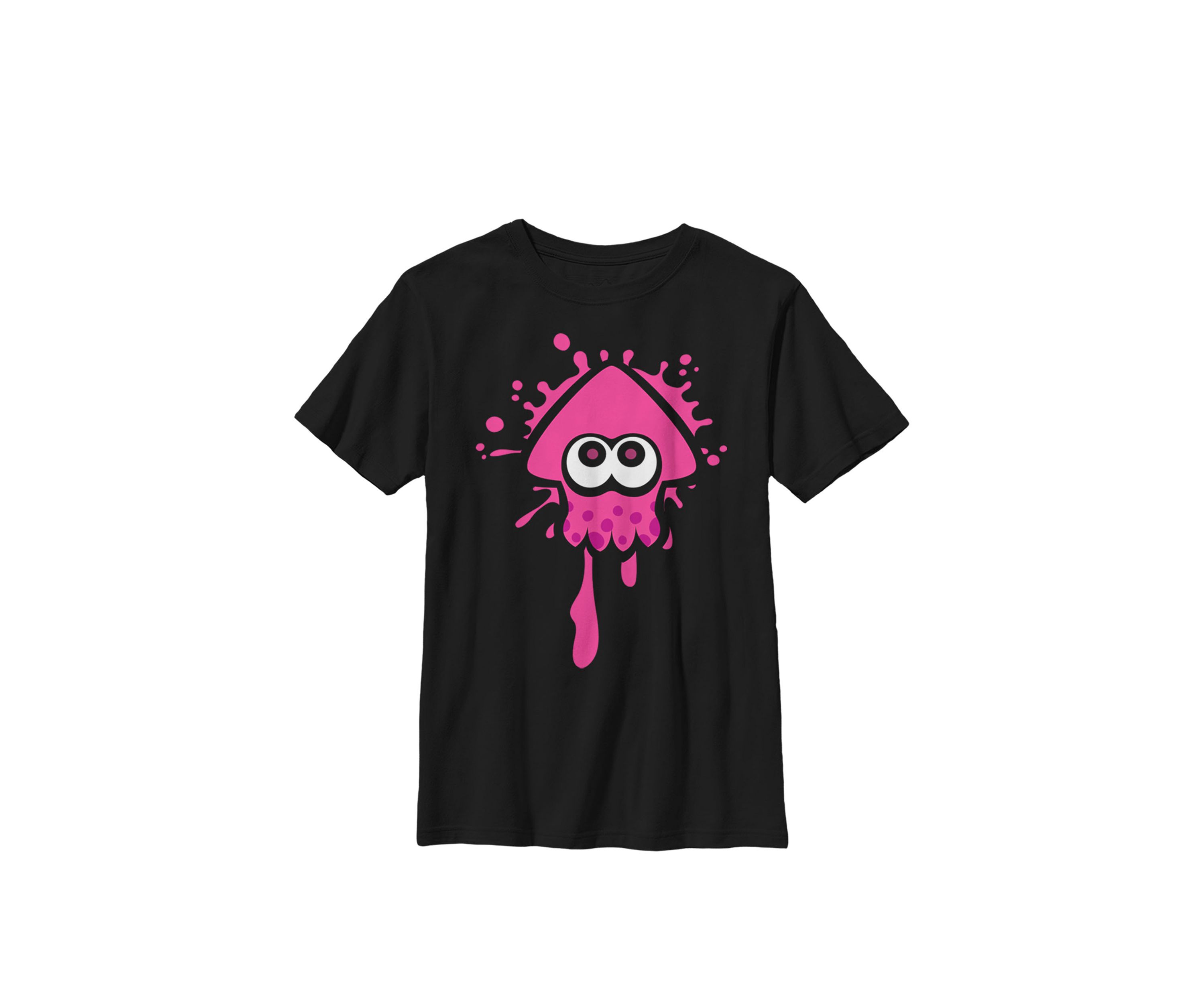 Splatoon Pink Inkling Squid Splat Crew Graphic T-Shirt