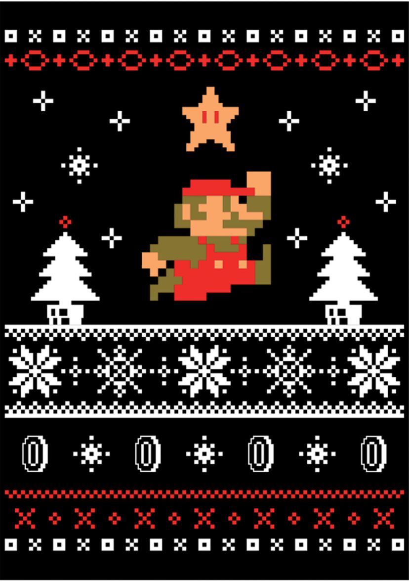 Boys 4-7 Mario Star Comp Top