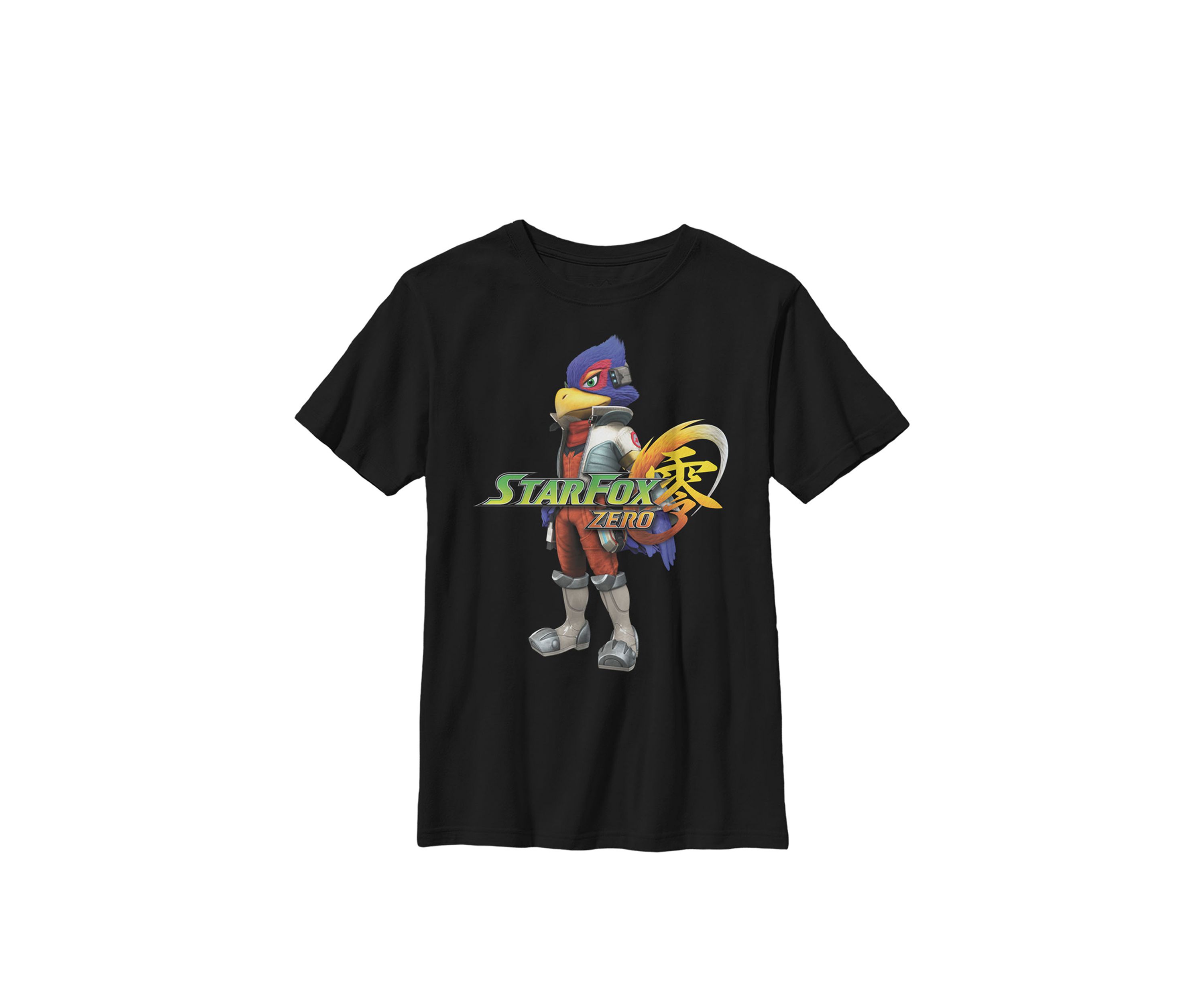 Boys Star Fox Zero Falco Logo Crew T-Shirt
