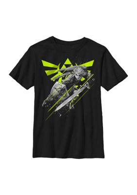 Nintendo Boys 4-7 Hyper Link Graphic T-Shirt, Black, XSmall