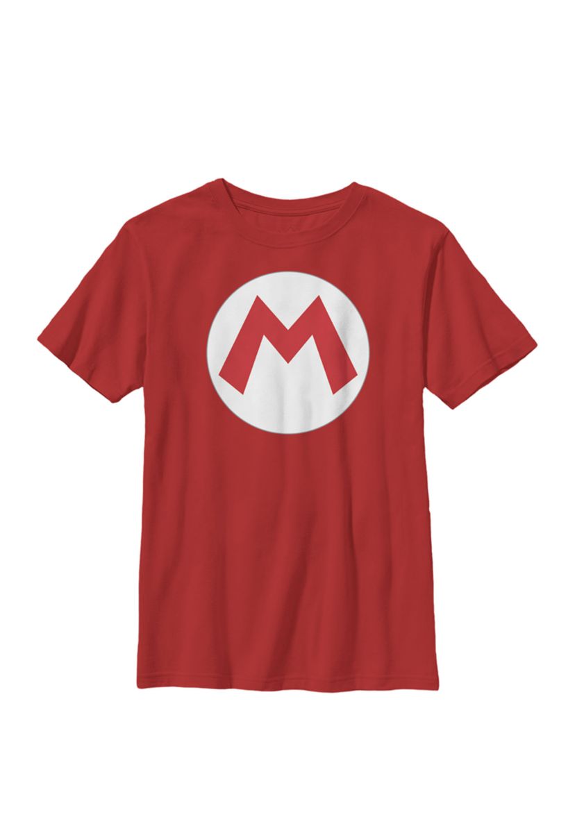Super Mario Icon Costume Crew T-Shirt