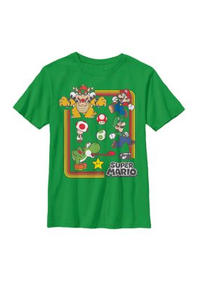Nintendo Boys 4-7 Mario Collection Graphic T-Shirt, Large