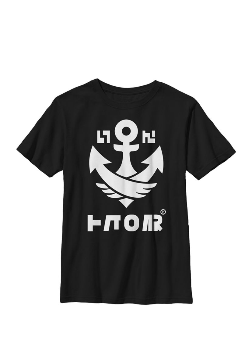 Splatoon Ranked Battle White Icon Crew Graphic T-Shirt