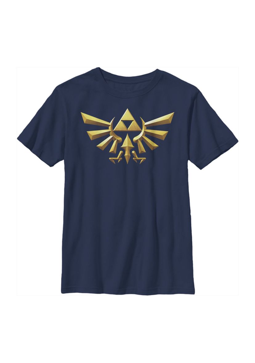 Boys 4-7 3D Crest Graphic T-Shirt