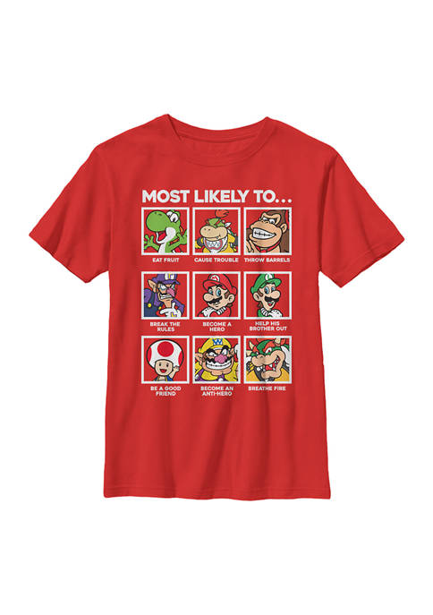 Nintendo Boys 4-7 Likelyhood Graphic T-Shirt