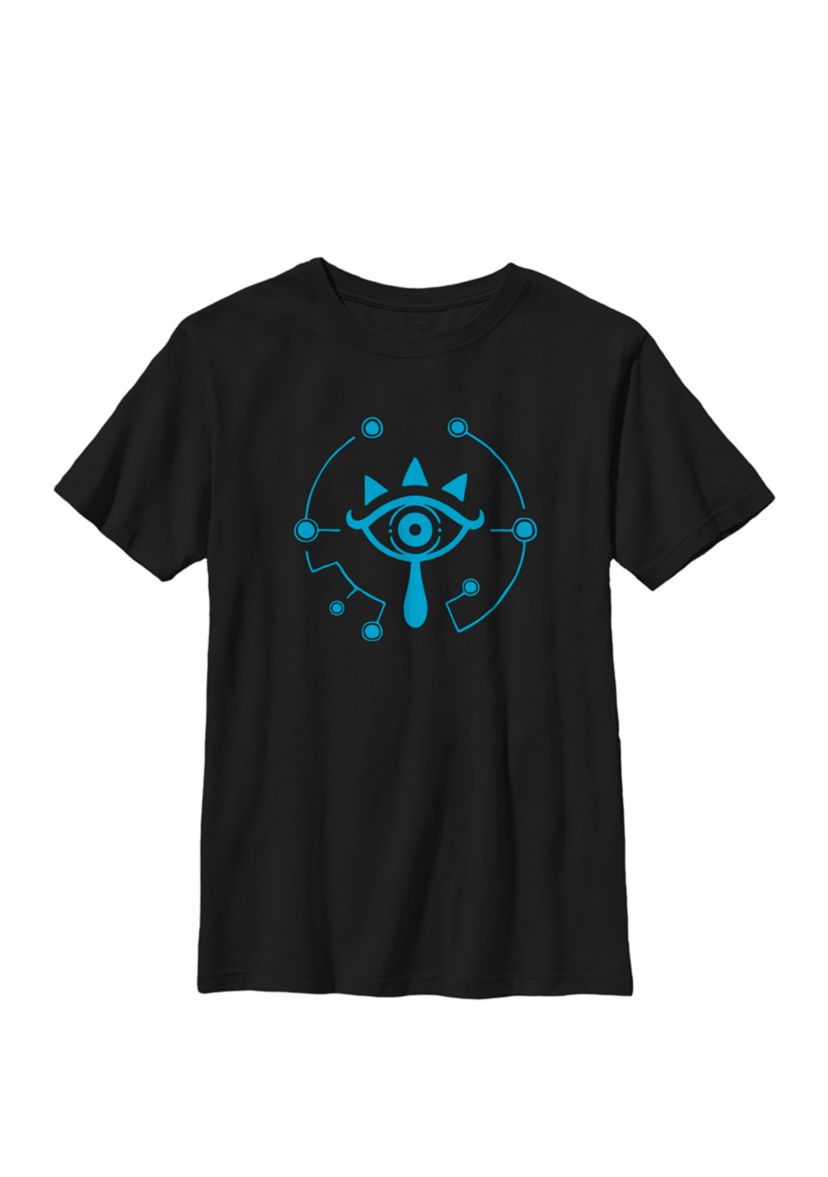 Zelda Breath of the Wild Sheikah Logo Crew T-Shirt