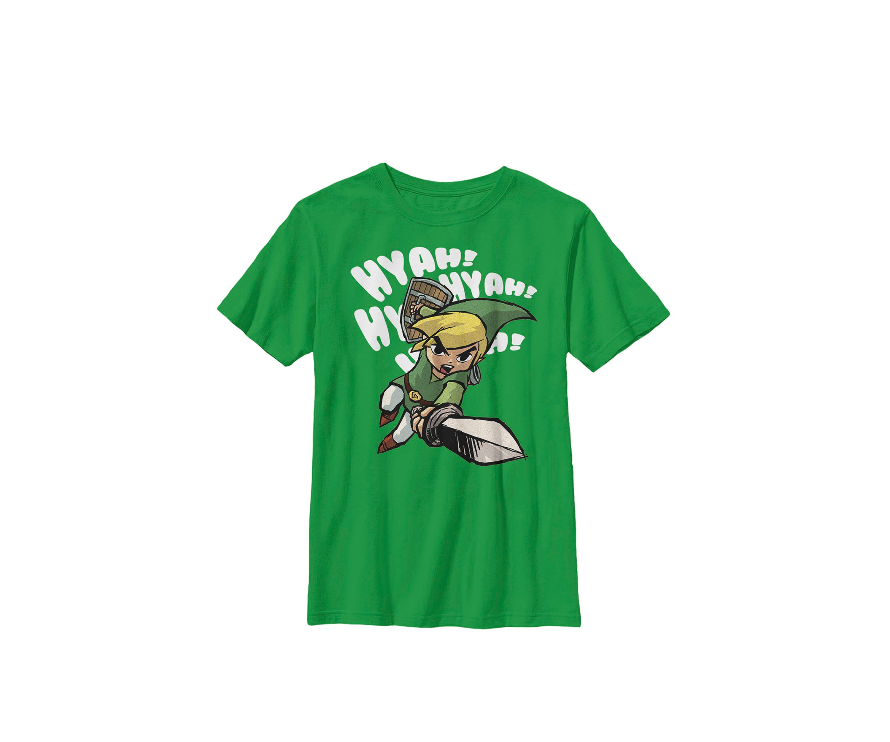 Boys Legend of Zelda Hyah! Link Sword Swing Crew T-Shirt