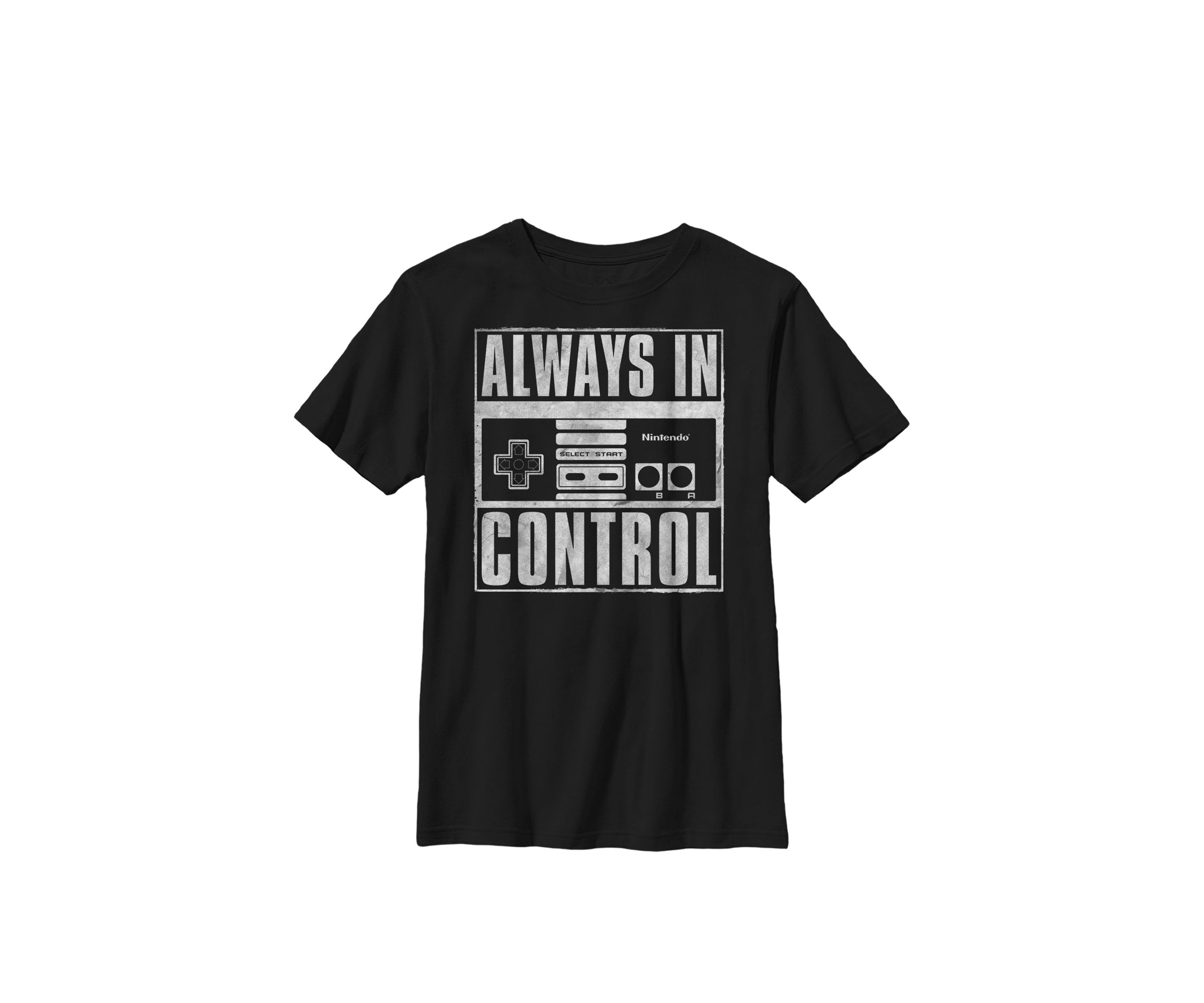 Super Mario Always In Control Square Crew T-Shirt
