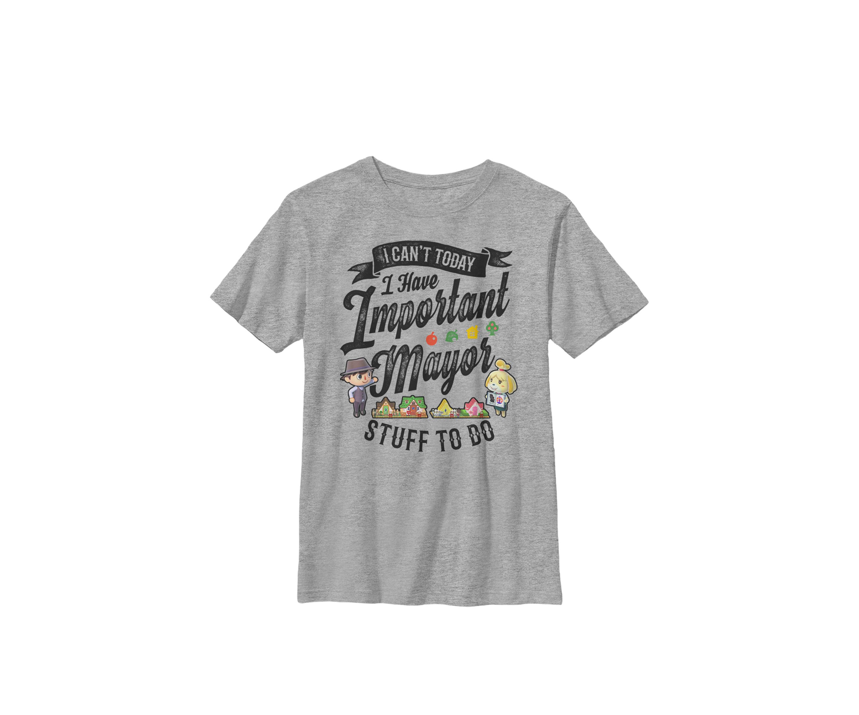 Animal Crossing Important Mayor Stuff Crew T-Shirt
