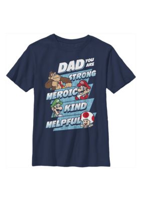 Nintendo Kids Dad Jumble Graphic T-Shirt