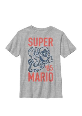 Nintendo Boys Super Mario Retro Raccoon 85 Crew T-Shirt