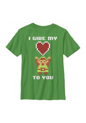 Nintendo Boys 4-7 Give My Pixel Heart Graphic T-Shirt