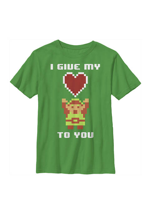 Nintendo Boys 4-7 Give My Pixel Heart Graphic