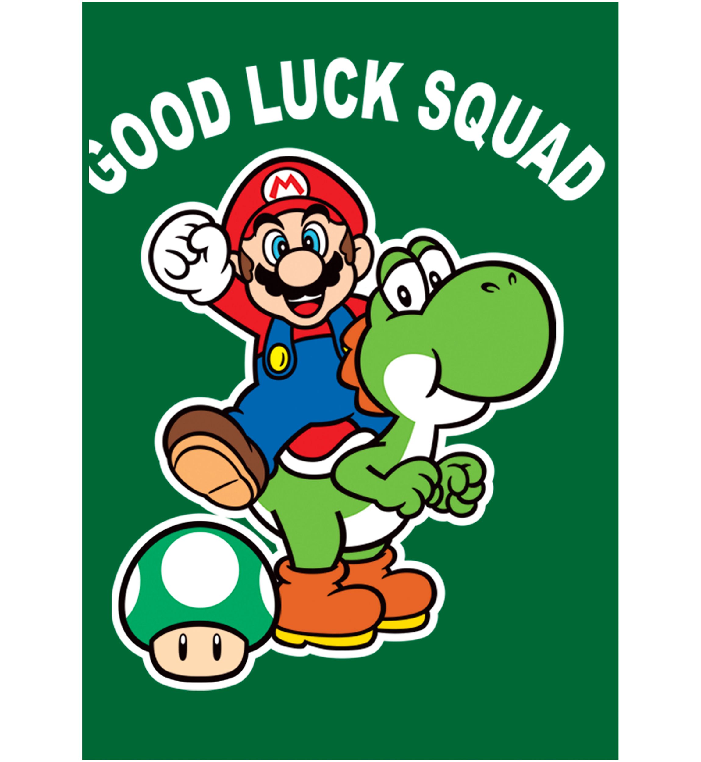 Boys 4-7 MARIO GOOD LUCK SQUAD Graphic T-Shirt