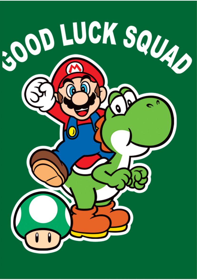 Boys 4-7 MARIO GOOD LUCK SQUAD Graphic T-Shirt