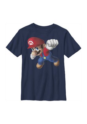 Nintendo Boys 4-7 Mario Smash Graphic T-Shirt, Navy Blue, Small