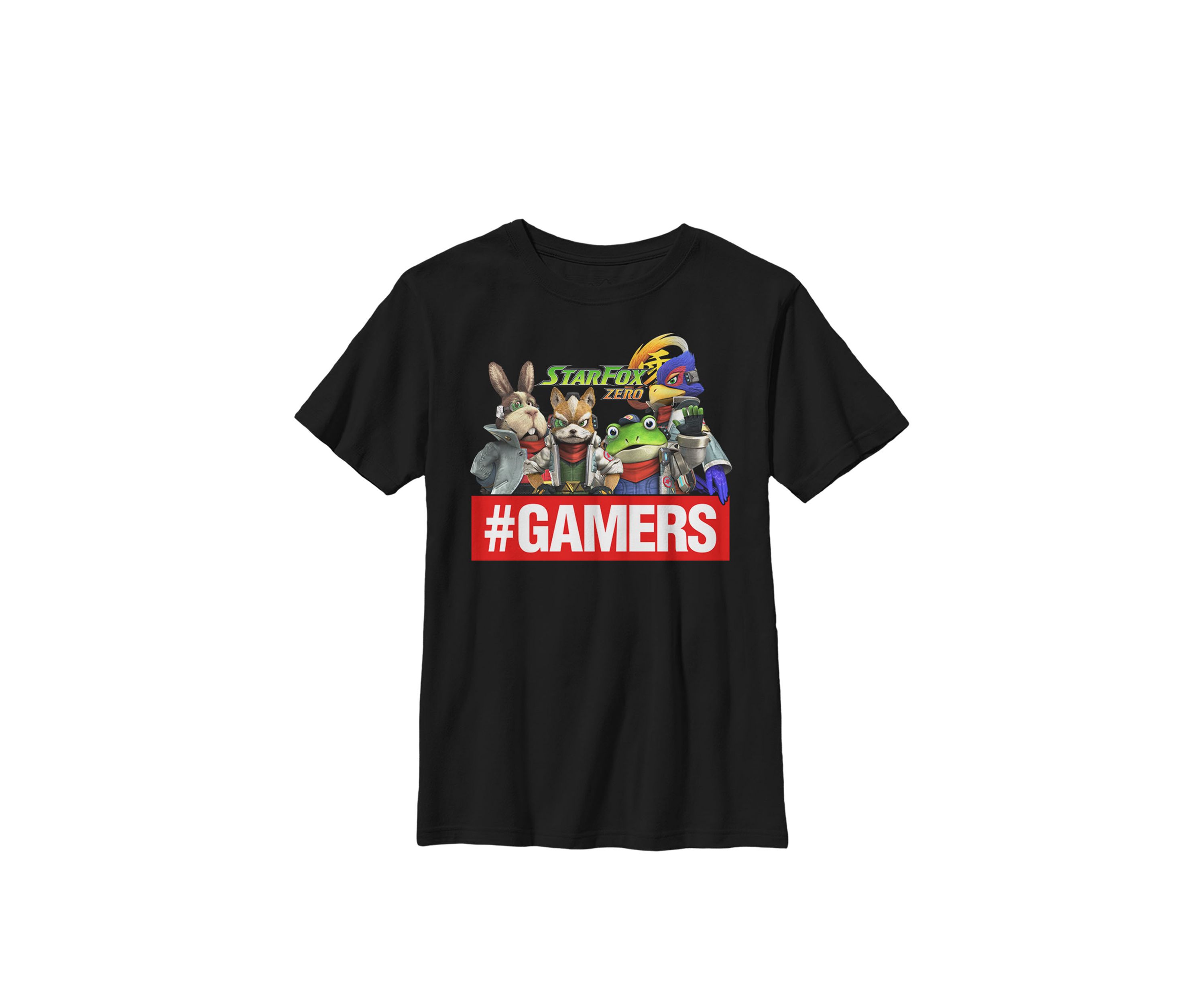 Star Fox Zero Gamers Group Shot Crew Graphic T-Shirt