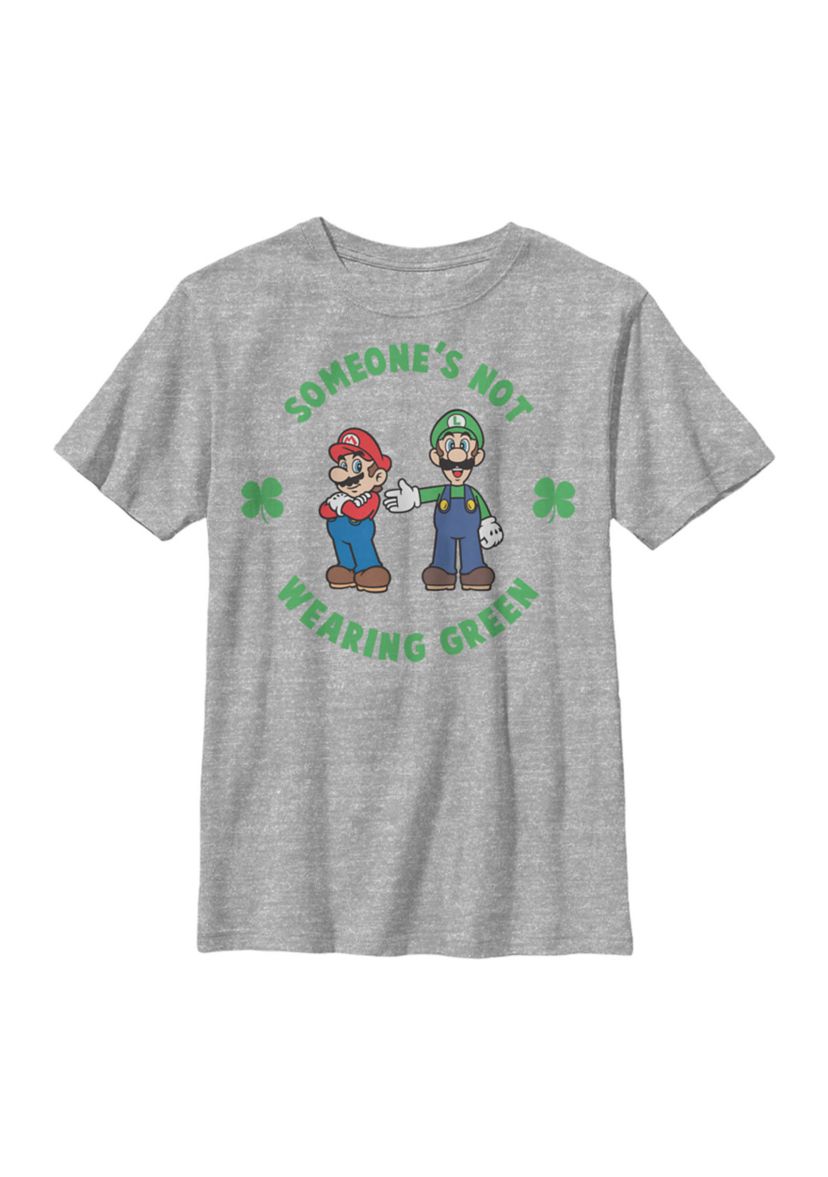 Boys 4-7 Wear Green Graphic T-Shirt
