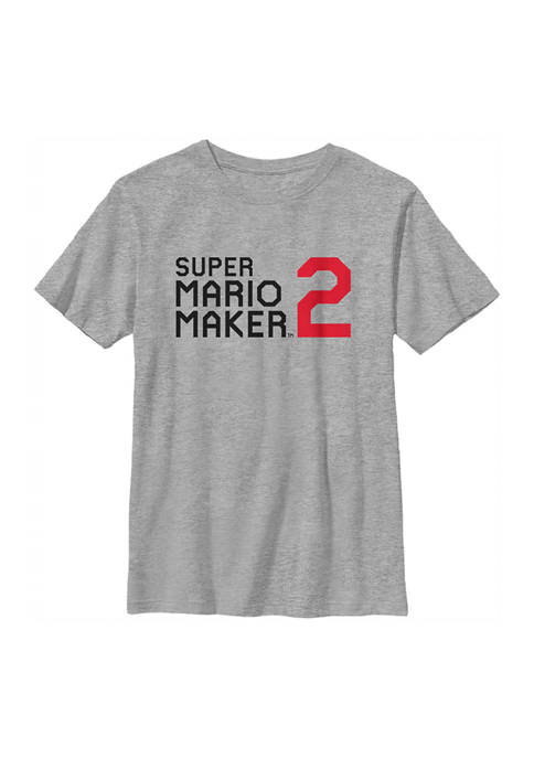 Nintendo Boys 4-7 Basic Logo Graphic T-Shirt