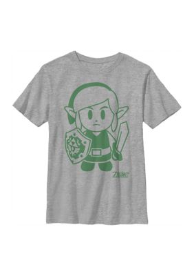 Nintendo Boys 4-7 Link Avatar Outline Graphic T-Shirt, Large