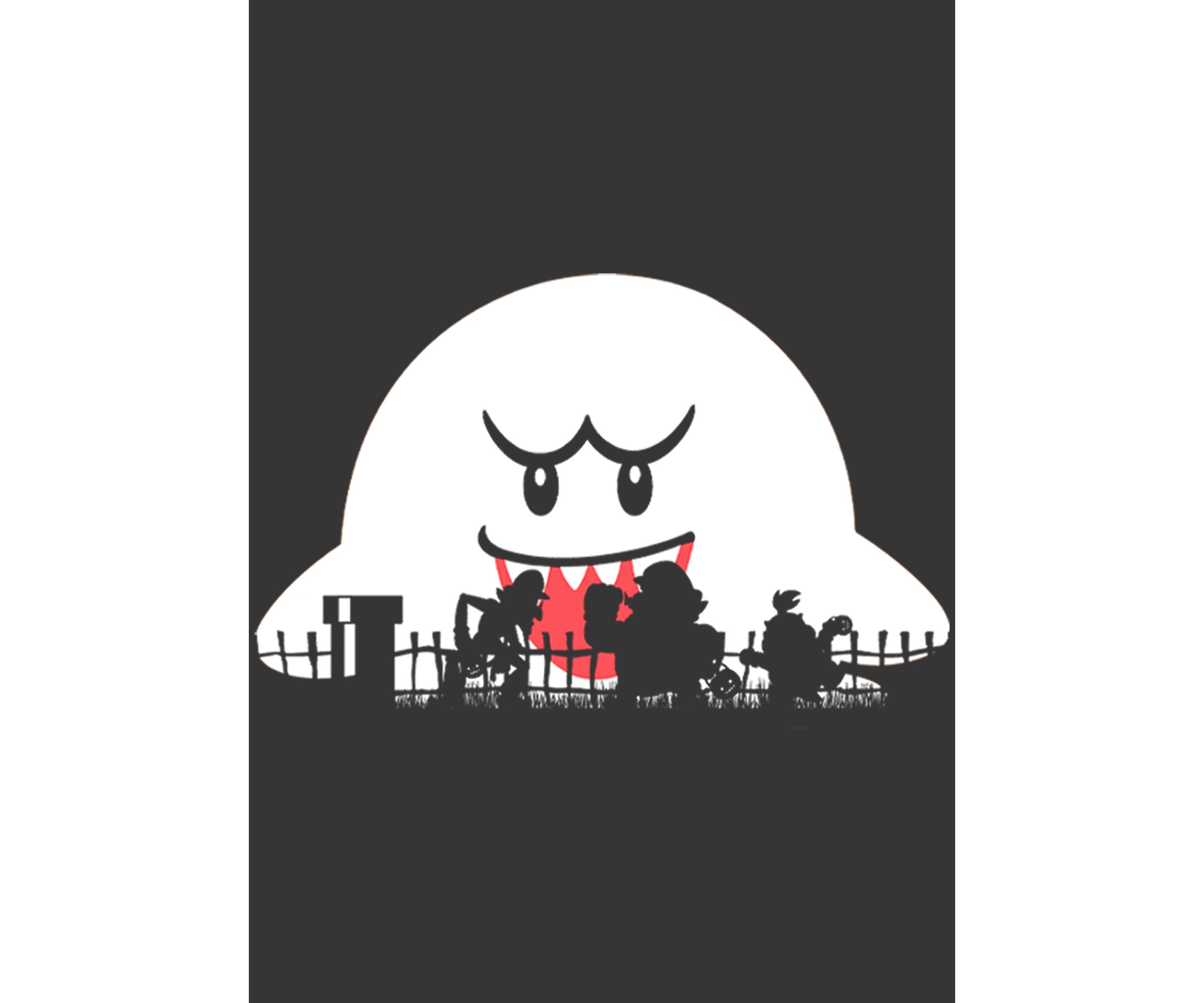 Boys 4-7 Mario Halloween Silhouttes T-Shirt
