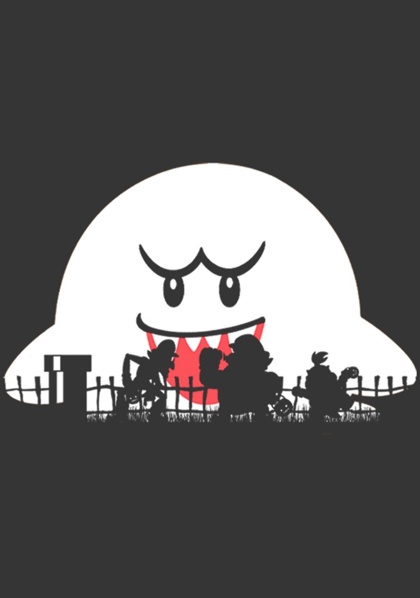 Boys 4-7 Mario Halloween Silhouttes T-Shirt