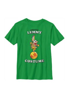 Nintendo Boys 4-7 Lemmy Face Graphic T-Shirt, Large