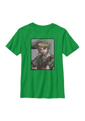 Nintendo Boys 4-7 Link Twilight Face Graphic T-Shirt, Large