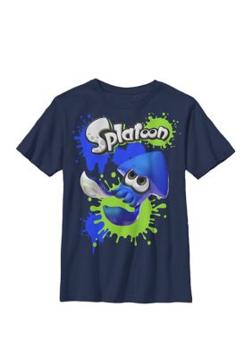 Nintendo Splatoon Spleediddle Splat Crew Graphic T Shirt Belk